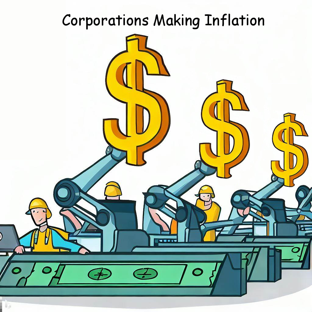 Corporations making inflation