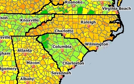 Gas Prices North & South Carolina